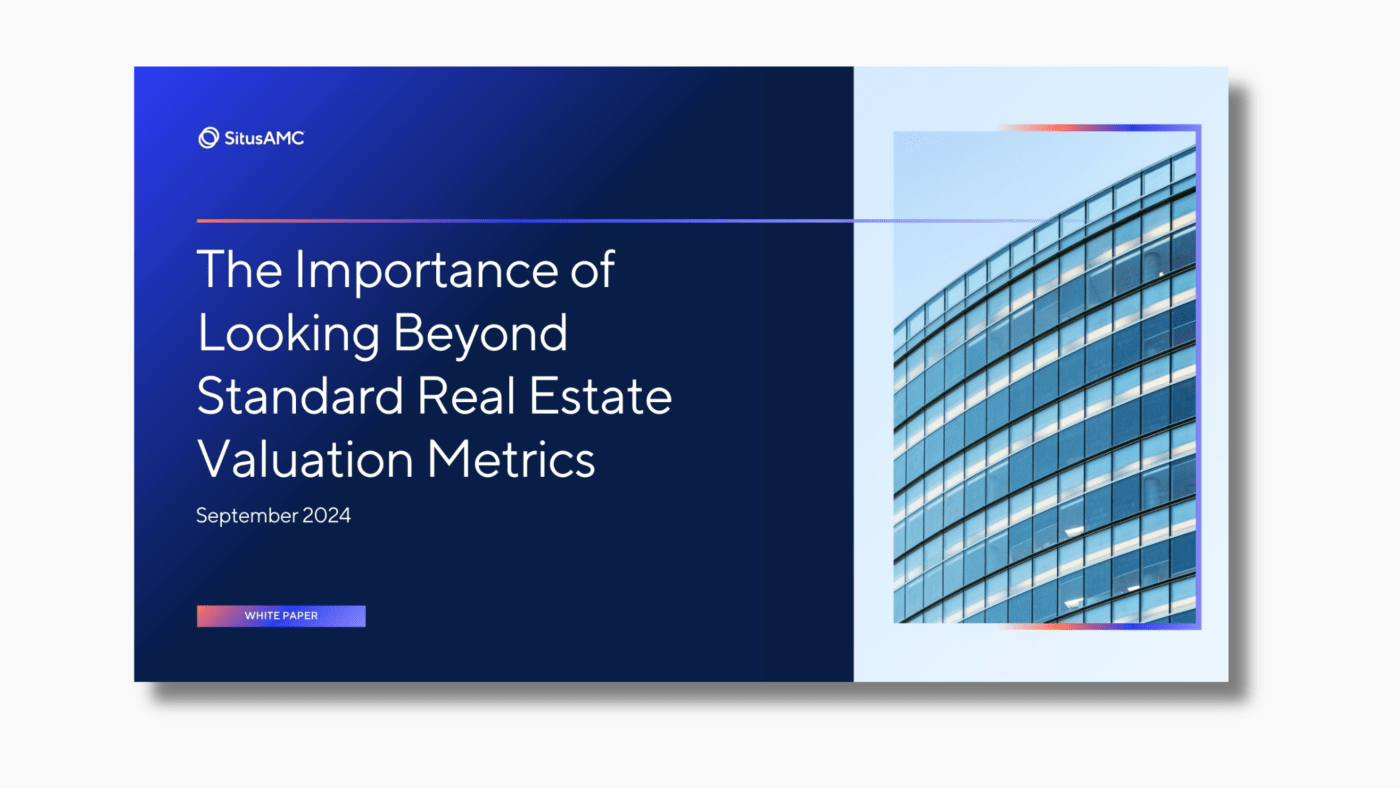 Looking beyond real estate valuation metrics